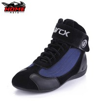 arcx 정품 암소 가죽 오토바이 라이딩 부츠 스트리트 모토 레이싱 앵클 부츠 오토바이 헬기 크루저 투어링 바이커 신발, l60053 블루 부츠, 39