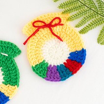 [HM] 설날 추석 복주머니 코바느질 티코스터 만들기 수예 (HM 001123EA ), ♣맘쿠팡▶ 본상품선택