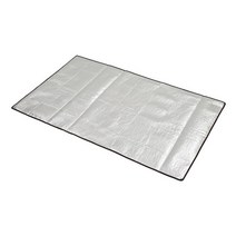 콜핑은박매트(소) KFA4788U 사계절은박방수텐트캠핑 야외용돗자리 150 CM X 90 CM, 실버