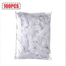 100pcs 일회용 샤워 캡 탄성 메쉬 모양 속눈썹 확장에 대 한 부직포 목욕 모자 명확한 방수 머리 모자 샤워 캡