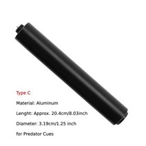 고급 당구 큐대 선수용 개인큐 카본큐 풀 큐 확장 푸시 온 텔레스코픽 확장 홀더 전문, 유형 c