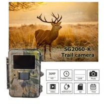 트레일카메라 BolyGuard 32G SG2060-K 사냥 카메라 940nm 블랙 적외선 트레일 스카우팅 36MP 100ft 범위 야, 한개옵션0