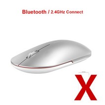 무선 마우스 노트북 컴퓨터 게임용 xiaomi 휴대용 블루투스 4.0 알루미늄 합금, 패션 실버