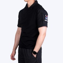 택티컬 전술 컴뱃셔츠 반팔 검정