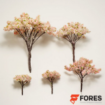 동아측기 포레스 나무모형 모형나무, 벚꽃나무 B타입 6.5cm