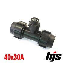 HJS PE 이경 티 40x30A (이경 T 나사조임식 40mm 30mm), 1개