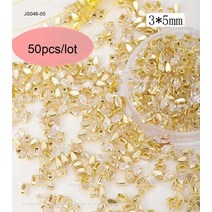 네일파츠 네일스톤50pcs 반짝이 지 르 콘 다이아몬드 네일 매력 스파클링 플랫 백 보석 말 눈 물방울 모, 05 5 gold water drop