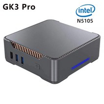 GK3 Pro GK3V 미니 PC 인텔 셀러론 N5105 윈도우즈 11 DDR4 8GB 128GB 16GB 512GB WIFI5 1000M BT4.2 VGA 게이밍 컴퓨터 VS U, 해외공급사, Celeron N5105 + EU, 8GB 128GB SSD