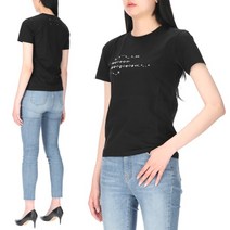 [메종마르지엘라] 이모티콘 로고 S51GC0513 S22816 900 슬림 반팔티셔츠
