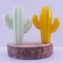 수제몰드 - 통통선인장 입체 (3D)