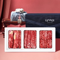 [농협 라이블리] 한우 추석선물세트 스페셜 2호 (등심 200g / 채끝살 200g / 갈비살 200g), 단품