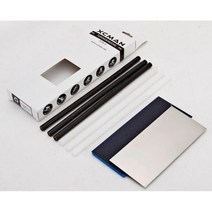 XCMAN-스키 스노우 보드 Ptex 드립 캔들 베이스 수리 스티커 PTEX 키트 5 피스 금속 스크레이퍼 샌딩 스폰지, Clear Black Ptex Kit