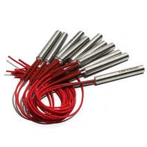 카트리지 히터 10pcs 12mm 튜브 카트리지 저항기 금형 용접 가열 용 38/40/42/45/48mm AC220V/110V/380V 11, 03 380V_01 110W 12x38mm