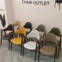 비올렛콤비 업소용의자 철제의자 카페 디자인 식당 의자, 04.비올렛 철제콤비-브라운, 1개