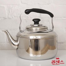 퀸센스 스테인레스 휘슬 주전자 10L, 1ml