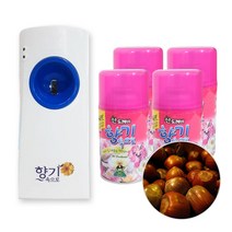 산도깨비 향기속으로 자동분사기 일반형 1P + 헤이즐넛 290ml 4P, 4개