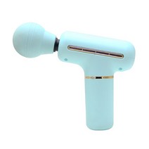 근막 마사지건 마사지기 재활 어깨 팔 가슴 종아리 미니 전기 마사지 충전식 기계 조절 가, 01 파란