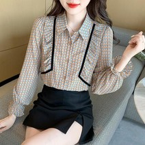 실크블라우스 여성 2022 퀄리티 스타일리쉬 유럽 상품 상의 간지나는 고귀한 예쁜 플라워 허리보정 반팔셔츠