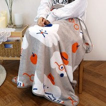 보바 예쁜 캐릭터 보송보송 극세사 여행용 무릎담요