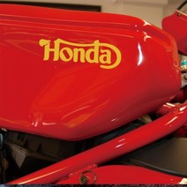 오토바이 혼다 스티커 vp_352, 검정색, 1개