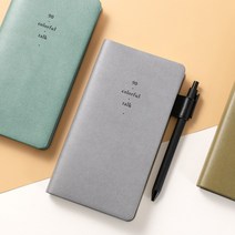 만년 플래너 회사 미팅 업무 고급 수첩 (회의 업무 기록/인덱스스티커/프로젝트관리일정체크), 5. 실버 그레이
