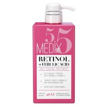 페룰산 항처짐 처리가 된 medix 5.5 레티놀 크림. 주름과 태양 손상선크림 썬크림, 15fl oz1팩