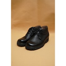 통가죽 핸드메이드 베지터블 천연 소가죽 남여공용 검은색 데저트부츠