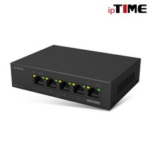 IPTIME POE405 5포트 스위칭허브+랜케이블 모음, POE405+CAT6-2M