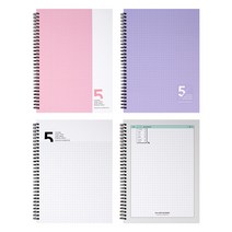 쓰임앤끌림 30 5mm 그리드 하드커버 스프링 노트 공책