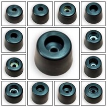 와샤고무발 _NBR 발판발_피스/나사체결식 와샤일체형 셋트당12개 1000개 이상구매시 30% 가격인하_고무발 의자발 도마발 발판발 범폰 방진볼 고무받침대 논슬립 미끄럼방지, WRF-6 12개/셋트