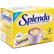 Splenda 미국 스플렌다 수크랄로스 스위트너 일회용 400개입 400g 1팩 설탕대체 감미료