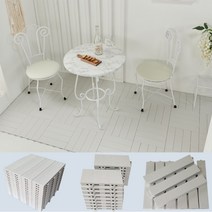 (진성산업)오브제-데크타일20P(본판8장+보조블럭8장+마감재4장).베란다바닥재.마루.욕실매트.현관발판.테라스바닥재.바닥인테리어.데크타일, 03).화이트그레이16P