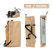 루프 탑 텐트 차량 용 어닝 하드 car Roof top tent awning 방수 uv 휴대 캠핑 자동차 옥상 비 캐노피 car 보호소 그늘 캠핑 사이드, 1-300x200cm