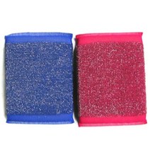 비발디 스텐 수세미 14cm 1개 설거지 주방타올 행주 일회용그릇/일회용접시/종이그릇/캠핑식기/캠핑접시/캠핑식기세트/캠핑도마/다회용접시/주철냄비/종이접시, 단일 수량