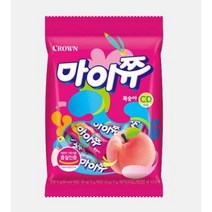 크라운 마이쮸 복숭아, 92g, 5개