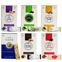 식사대용식 안동 참마밀 미숫가루 검은콩 파우치 30포, 호두아몬드잣 마죽30포