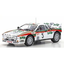 KYOSHO 쿄쇼 KS08306G 1/18 란치아 랠리 037 1985 엘바 랠리 #3 [다이캐스트 미니카], 단일