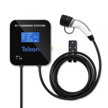 Teison-가정용 ev 충전기 7.4kw 32A 월 박스 유형 2 플러그 전기 자동차 충전 스테이션 2020 신제품, YELLOW