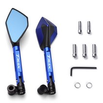 아반떼 md 사이드미러 순정 CNC 알루미늄 오토바이 백미러 블루 눈부심 방지 미러 야마하 T-Max 500 TMAX, 04 Blue