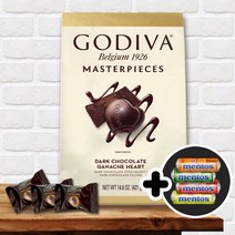 GODIVA 고디바 마스터피스 하트 다크 초콜릿 421g +캔디 대용량 세트, 단품