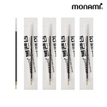 모나미 153 영심 리필 0.7mm 12입, 블랙, 8세트