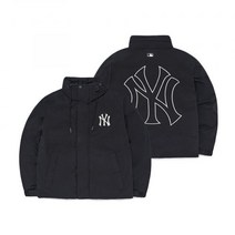[국내매장판] 엠엘비 MLB 베이직 메가숏패딩 파카 NY (Black)