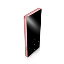 뮤직플레이어 블루투스 mp3 휴대용 블루투스 mp3 플레이어 hifi 금속 휴대용 음악 워크맨 fm 라디오 녹음 내장 스피커 터치 키 1.8 인치 tft 화면 275, 40GB, 분홍