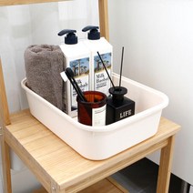 아트박스/올리오 파스텔 수납 바구니 소 1개, 라이트그레이