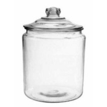 Anchor Hocking Heritage Hill 유리 쿠키/캔디 병 1.1/2갤런 앵커호킹, 1, Glass 1/2 Gallon