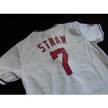 MLB 클리브랜드 Guardians #7 MILES STRAW Giveaway Replica저지 셔츠 XL