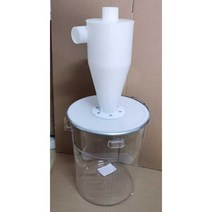 사이클론 집진기 목공용 투명 밀봉 먼지분리 흡입 22L, 22L 강화뚜껑 투명통 + 50구경 분리기세트