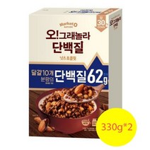 오리온 오그래놀라 단백질 시리얼 넛츠초콜릿, 660g, 6개