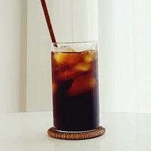 홈카페 가벼운 내열유리 컵 둥근유리컵, 소 350ml