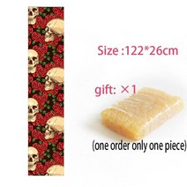 스케이트보드 입문용 초보 장갑 스티커 부품 데크 122cm 댄스 롱 보드 그립 테이프 롱 보드 그립 테이프 스케이트 보드 그립 테이프 미끄럼 방지 사포 다채로운 그래픽 보호, a22